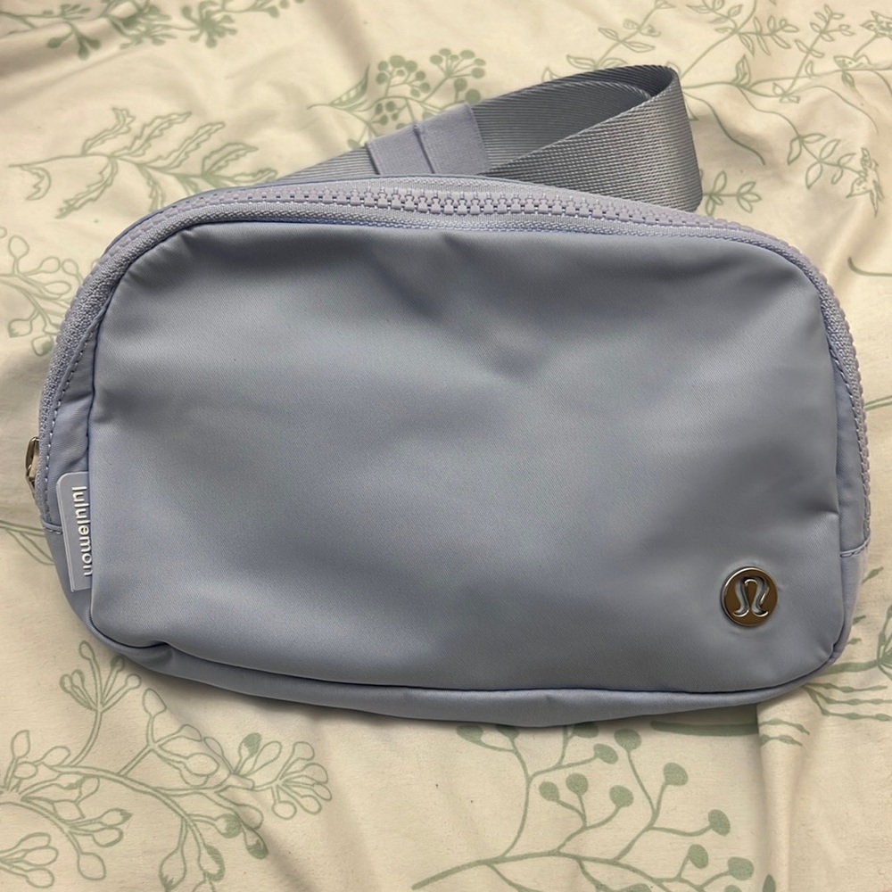 New Lululemon belt bag pastel blue